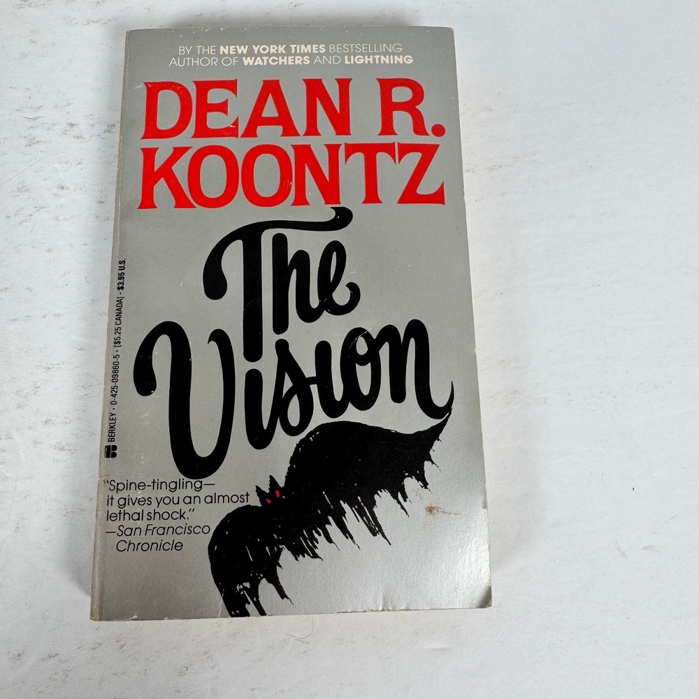 The Vision Dean R. Koontz‎ 1986 Paperback Thriller Horror Berkley Books